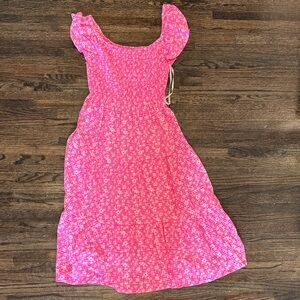 Lily Pulitzer Gingham Floral Pink Dress